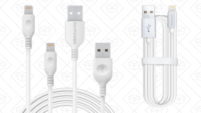 RAVPower 3'/6' Lightning Cables + RAVPower 10' Lightning Cable, $17. Add both to cart and use code H5O32IJT